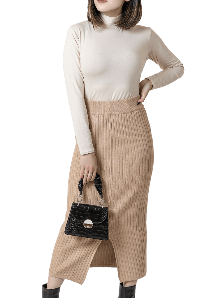 Soft Knit Midi Dress